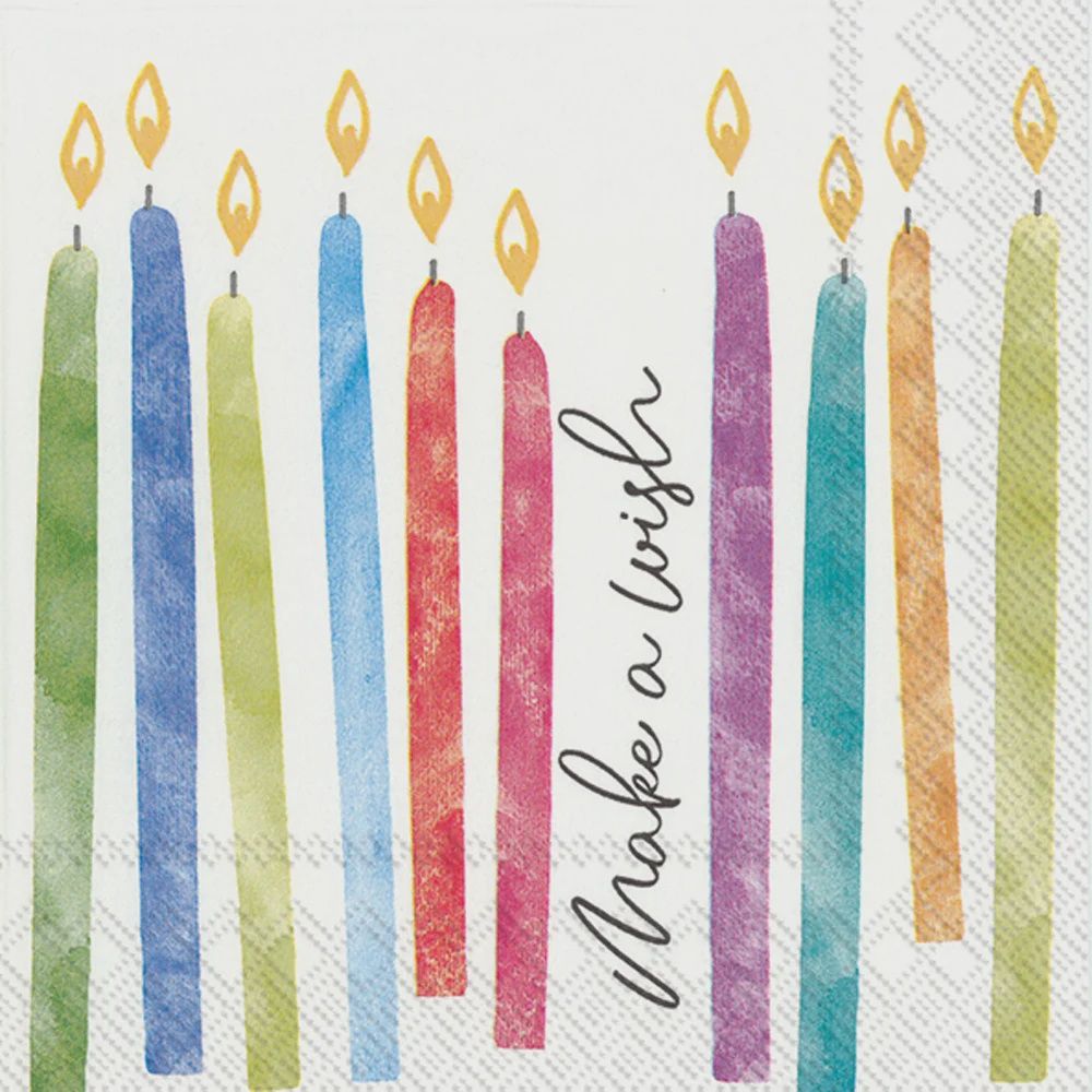 C846500 - COCKTAIL NAPKIN -  BIRTHDAY WISH