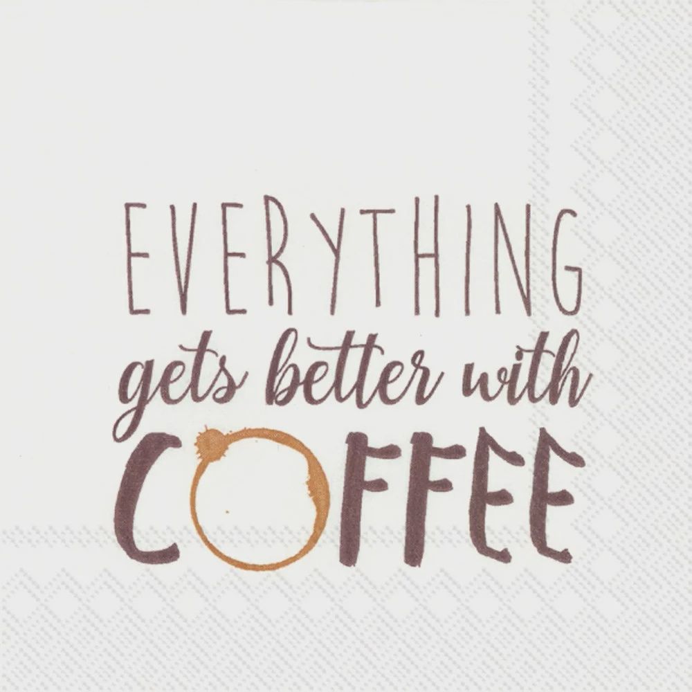 C774630 - COCKTAIL NAPKIN - BETTER WITH COFFEE