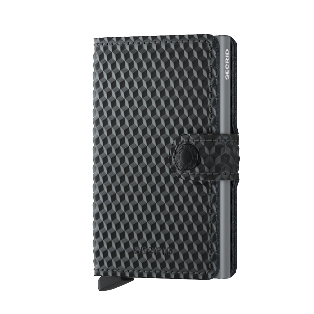 MCu / MINIWALLET - CUBIC BLACK/TITANIUM