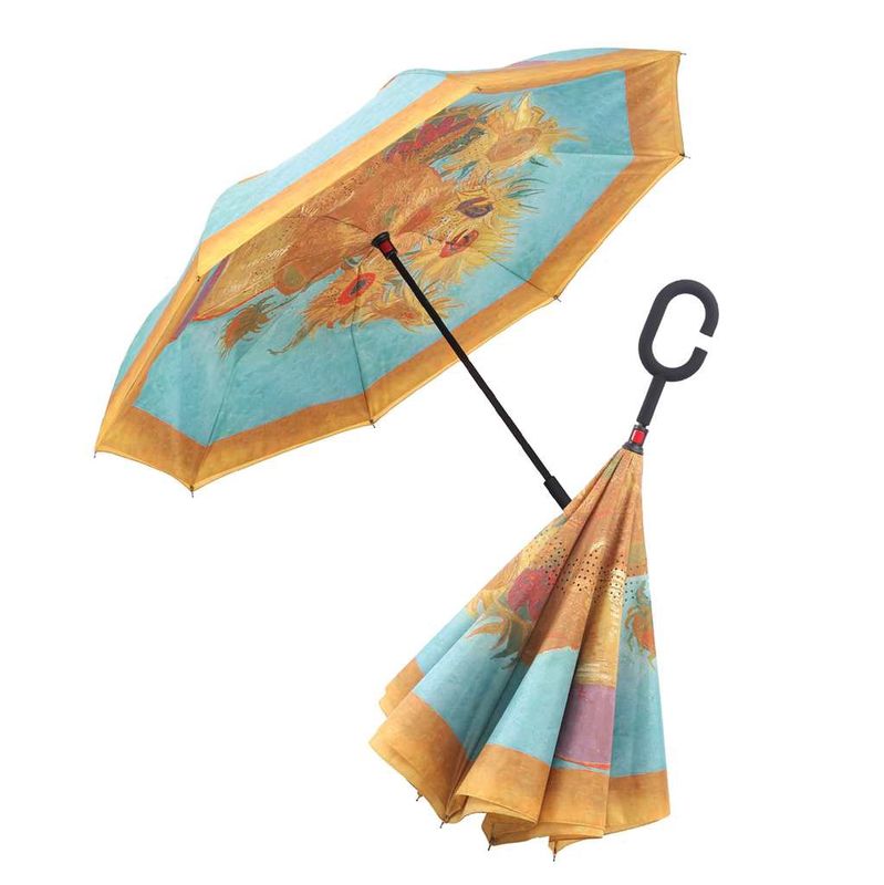 INVERTED UMBRELLA - VAN GOGH SUNFLOWERS