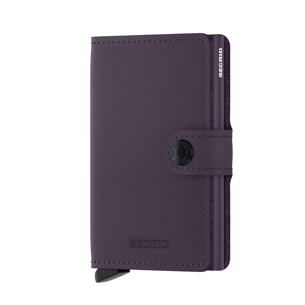 MM / MINIWALLET - MATT DARK PURPLE