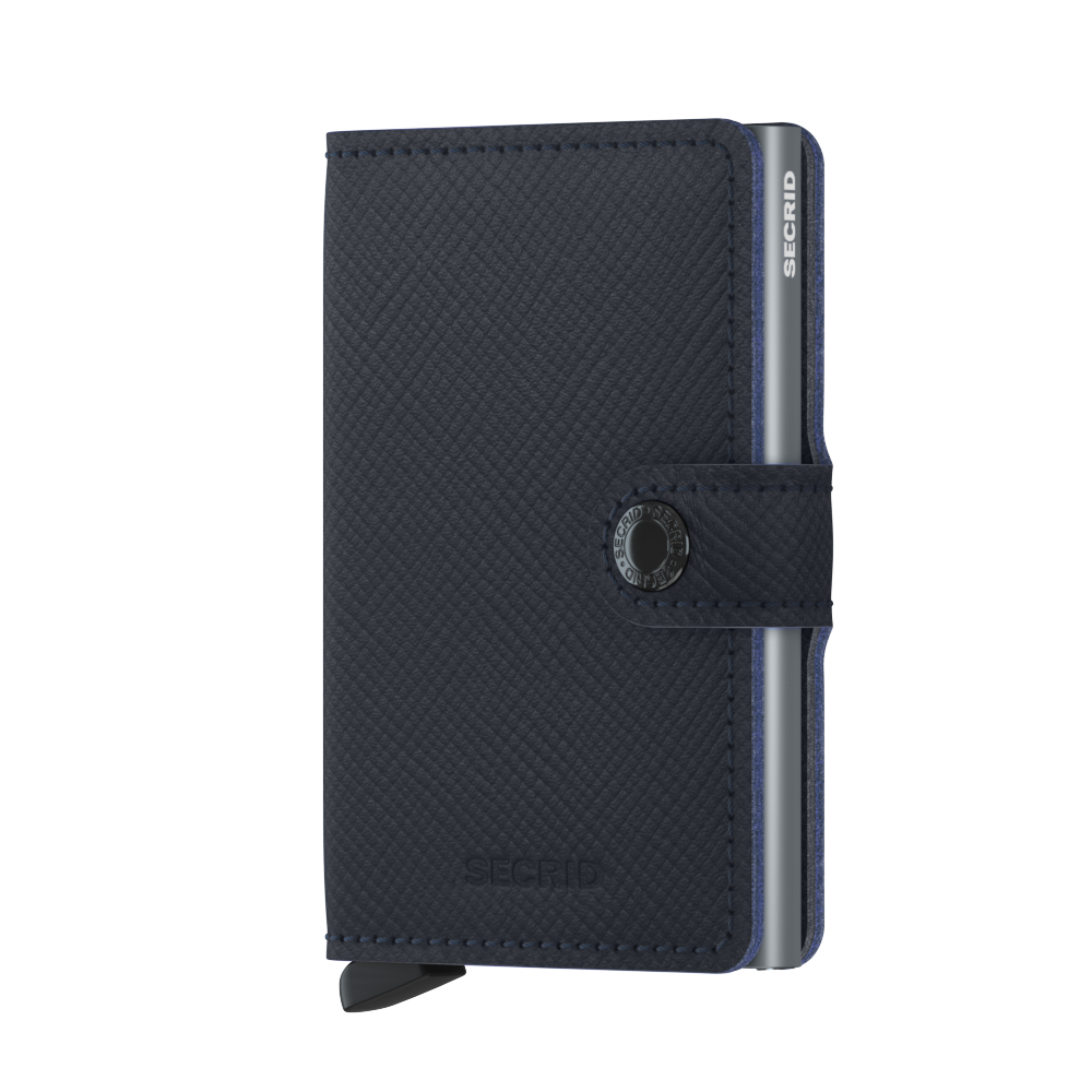 MSa / XMINIWALLET - SAFFIANO NAVY