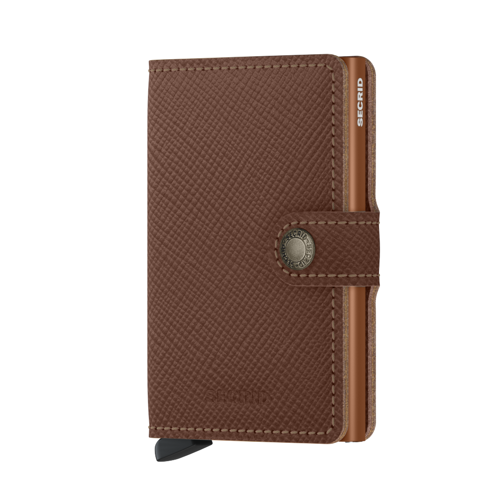 MSa / XMINIWALLET - SAFFIANO CARAMEL