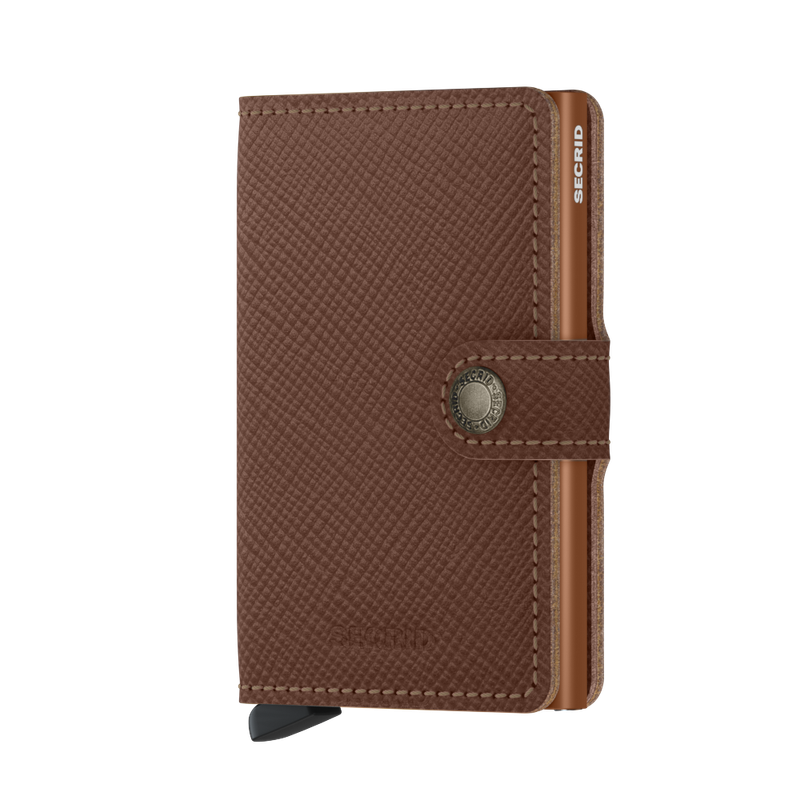 MSa / XMINIWALLET - SAFFIANO CARAMEL