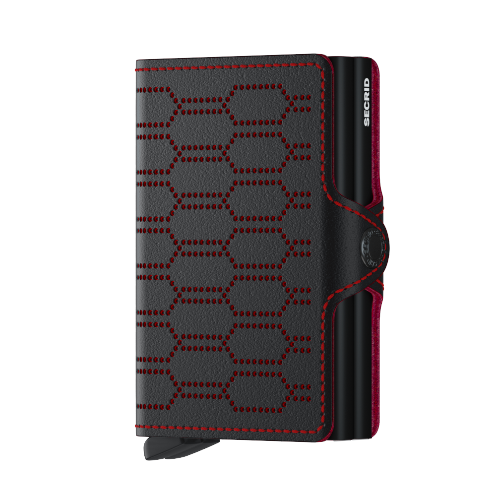 TFu / XTWINWALLET - FUEL PERFORATED BLACK-RED