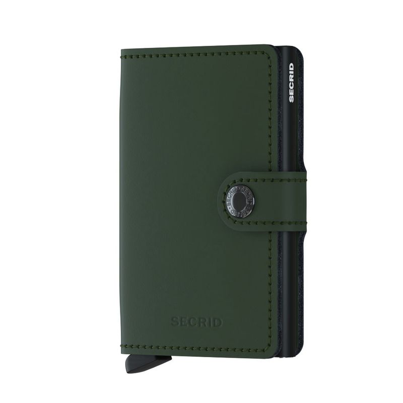 MM / MINIWALLET - MATTE GREEN - BLACK