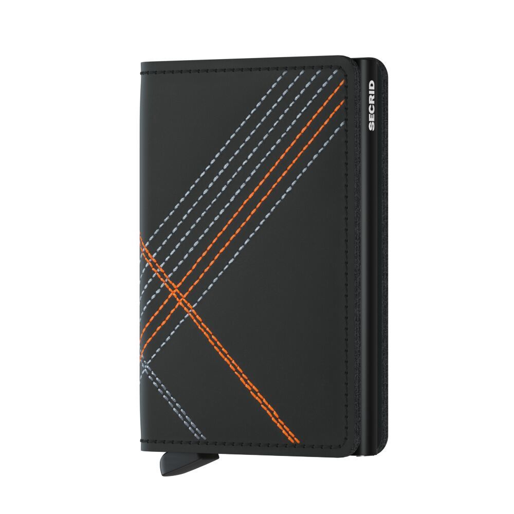 SSt / SLIMWALLET - STITCH LINEA ORANGE