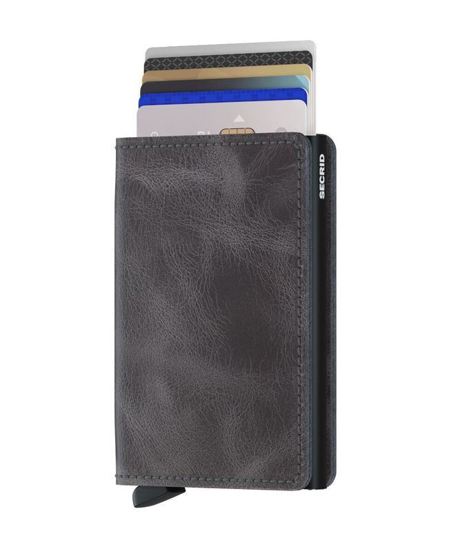 SV / XSLIMWALLET - VINTAGE GREY BLACK