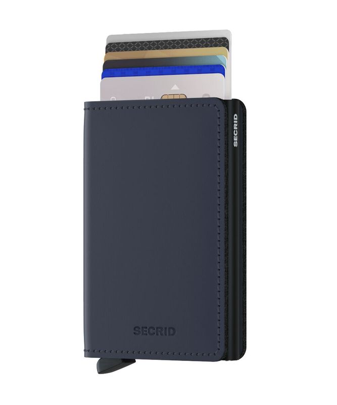 SM / SLIMWALLET - MATTE NIGHT BLUE