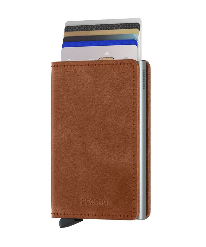 SV / XSLIMWALLET - VINTAGE COGNAC-SILVER