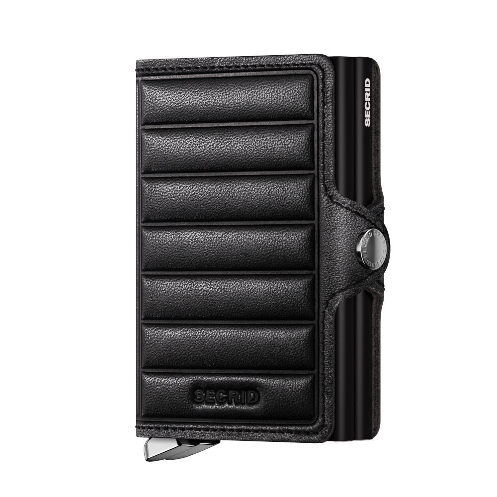 TEL / PREMIUM TWINWALLET - EMBOSS LINES BLACK
