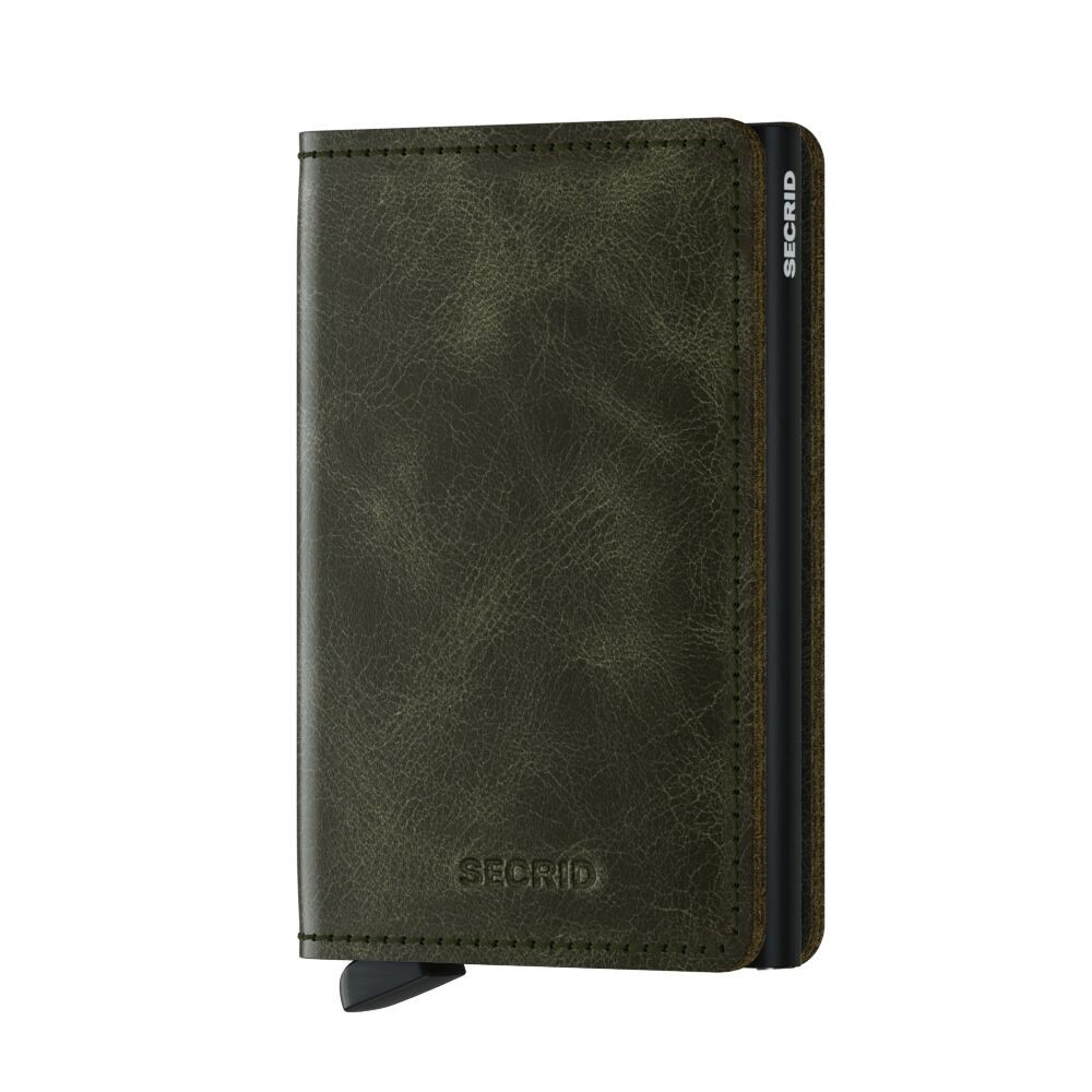 SV / SLIMWALLET - VINTAGE OLIVE BLACK