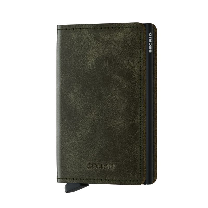 SV / SLIMWALLET - VINTAGE OLIVE BLACK