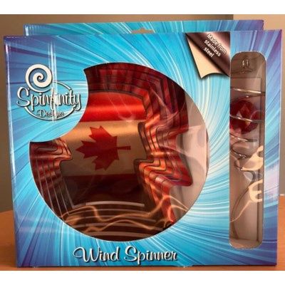 101X - VIVID COLLECTION - CANADIAN FLAG RED - W/ CRYSTAL TAIL - LG
