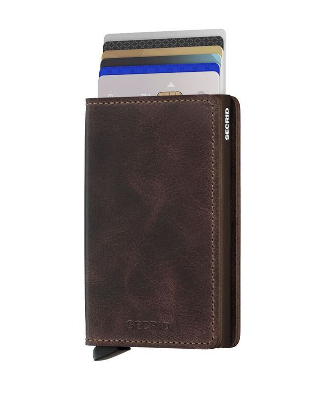 SV / SLIMWALLET - VINTAGE CHOCOLATE