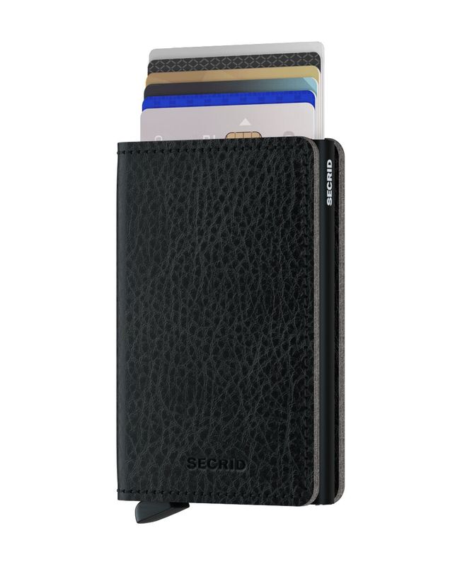 SVg / SLIMWALLET - VEG BLACK-BLACK