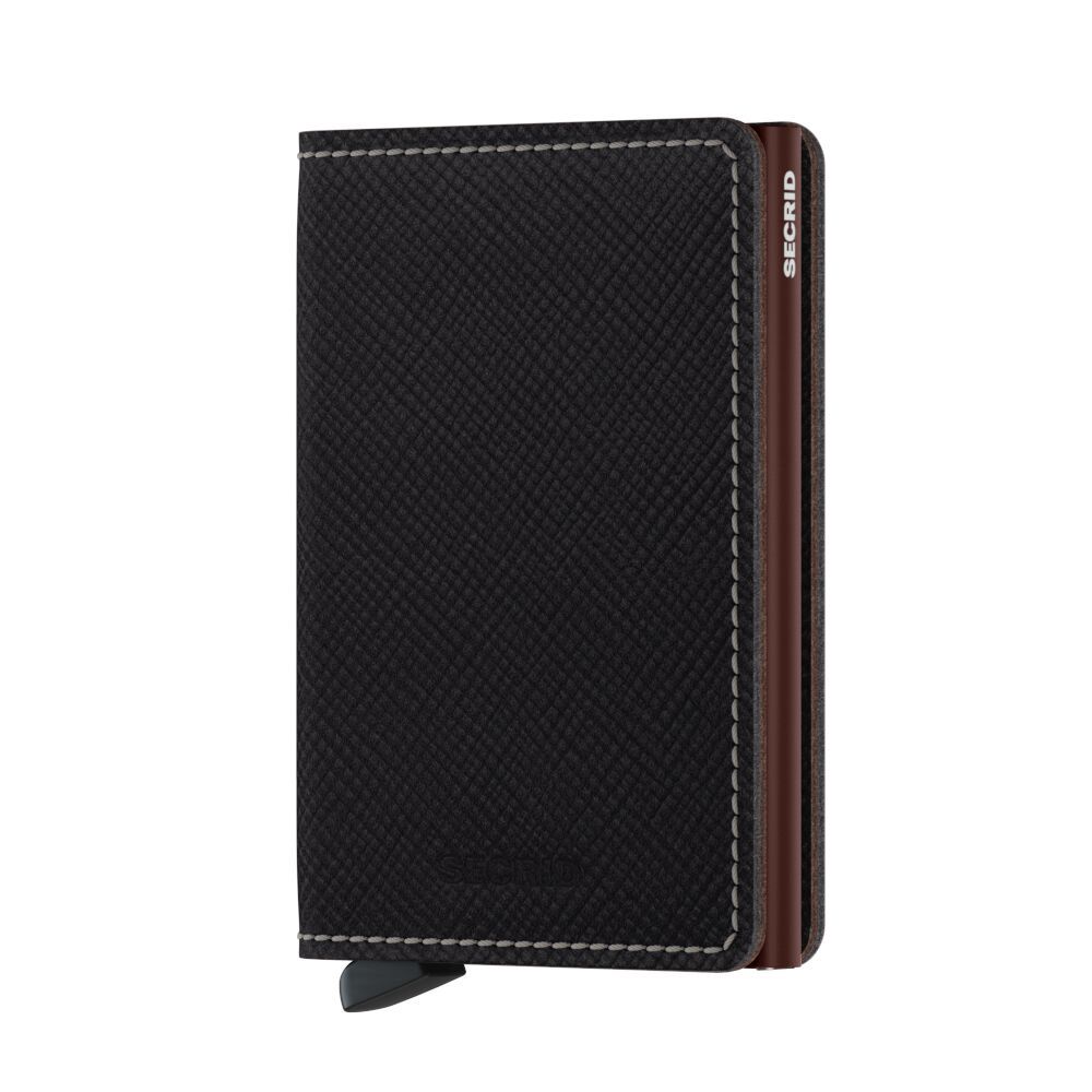 SSa / XSLIMWALLET - SAFFIANO BROWN