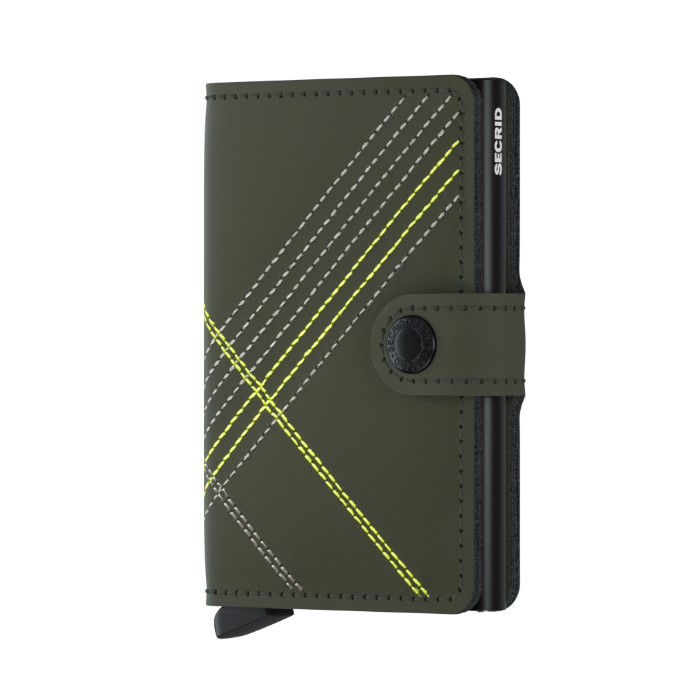 MSt / XMINIWALLET - STITCH LINEA LIME