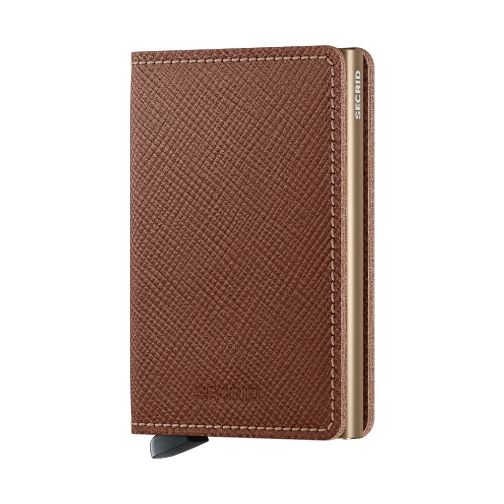 SSa / XSLIMWALLET - SAFFIANO CARAMEL