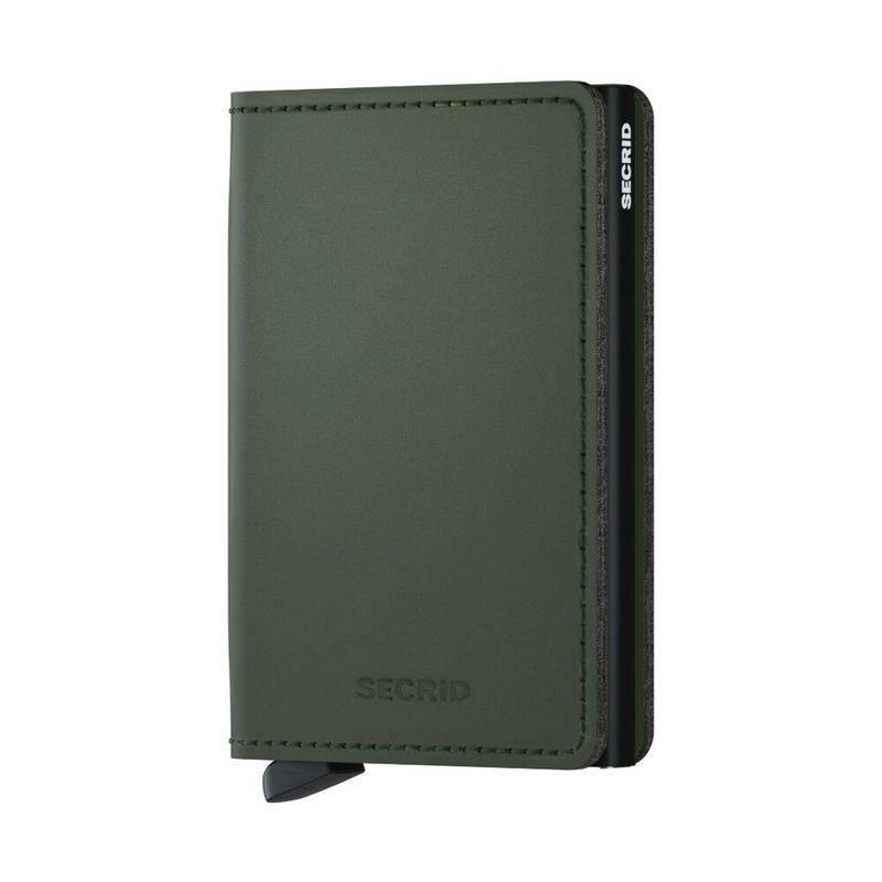 SM / SLIMWALLET - MATTE GREEN