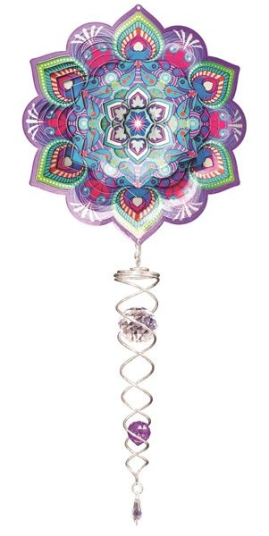 775 - LOTUS MANDALA W/ CRYSTAL TAIL - SM