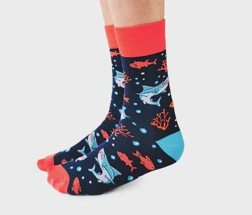 1165 - MEN&#39;S SOCKS -  SHARKS