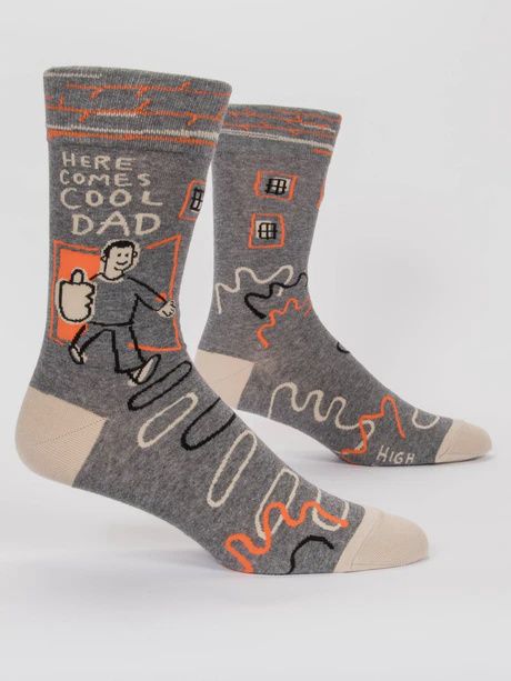 SW857 - MEN&#39;S SOCKS - HERE COMES COOL DAD