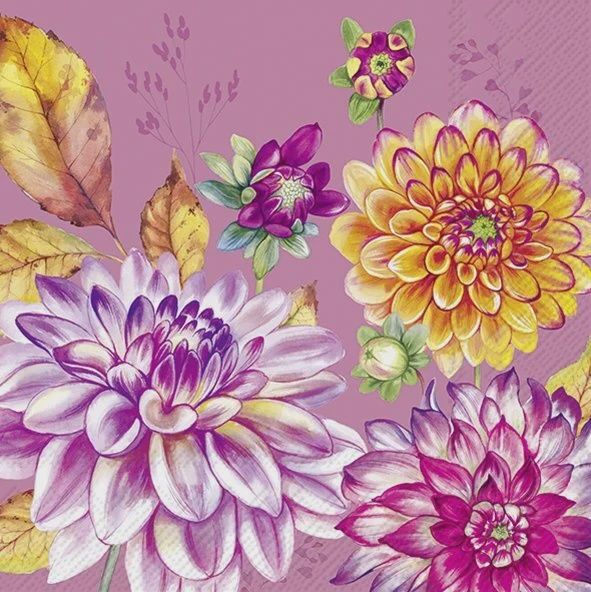 L1051955 - LUNCHEON NAPKIN / DAHLINA PINK