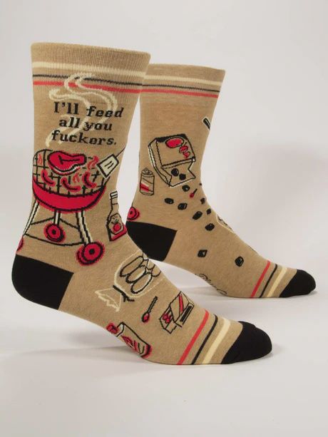 SW1003 - MEN&#39;S SOCKS - FEED YOU FUCKERS