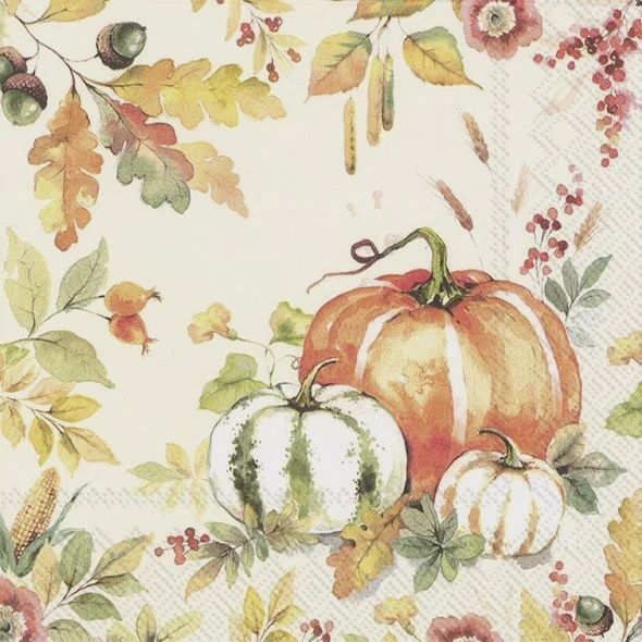 LUNCHEON NAPKIN - PUMPKIN LOVE