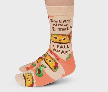 2889 - WOMEN&#39;S SOCKS - TACO / I FALL APART