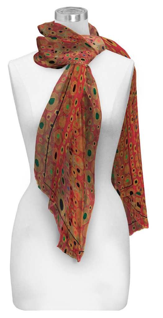 SILKY SHEER SCARF - KLIMT HOPE II