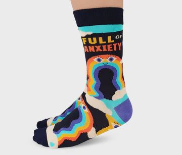 2681 - WOMEN&#39;S SOCKS - ANXIETY