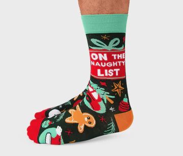 1714 - MEN&#39;S SOCKS - NAUGHTY LIST