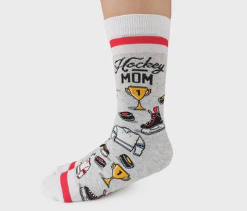 2438 - WOMEN&#39;S SOCKS - HOCKEY MOM