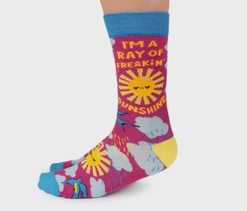 2377 - WOMEN&#39;S SOCKS - RAY OF SUNSHINE