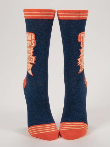 SW555 - WOMEN'S SOCKS - TEACHERS ROCK