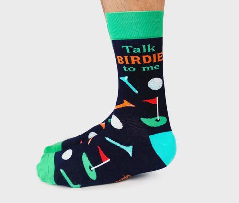 1646 - MEN&#39;S SOCKS - TALK BIRDIE TO ME