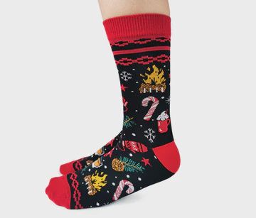 2797 - WOMEN&#39;S SOCKS - MERRY &amp; BRIGHT