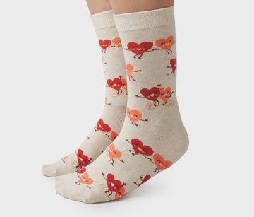 1561 - WOMEN&#39;S SOCKS - TANDEM HEARTS/FOR HER