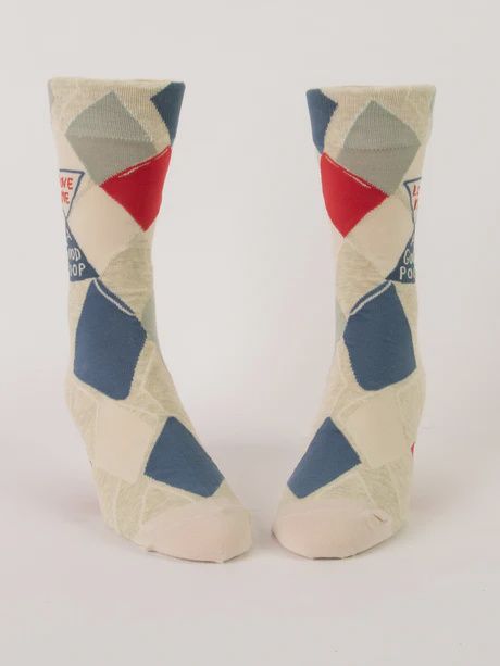 SW888 - MEN'S SOCKS - LOVE ME A GOOD POOP