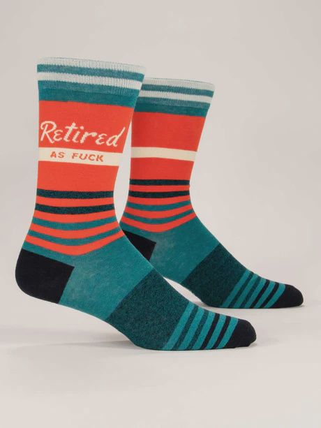 SW1006 - MEN&#39;S SOCKS - RETIRED AS FUCK