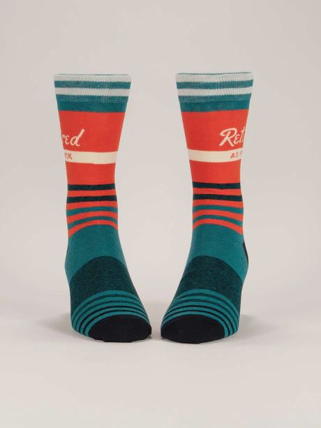 SW1006 - MEN'S SOCKS - RETIRED AS FUCK