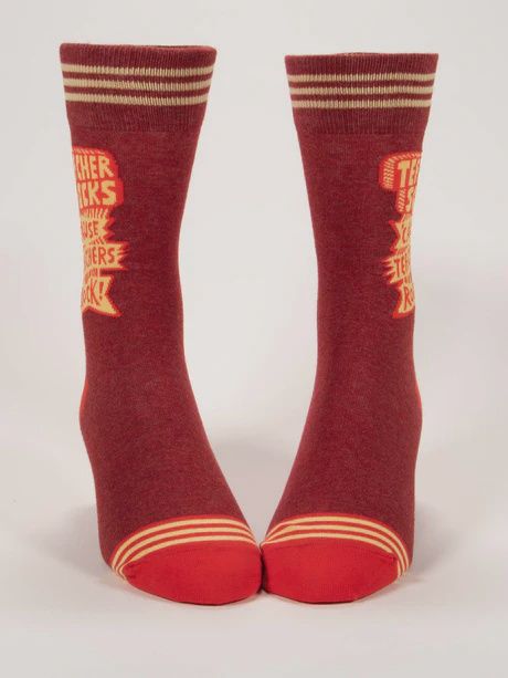 SW1004 - MEN'S SOCKS - TEACHERS ROCK