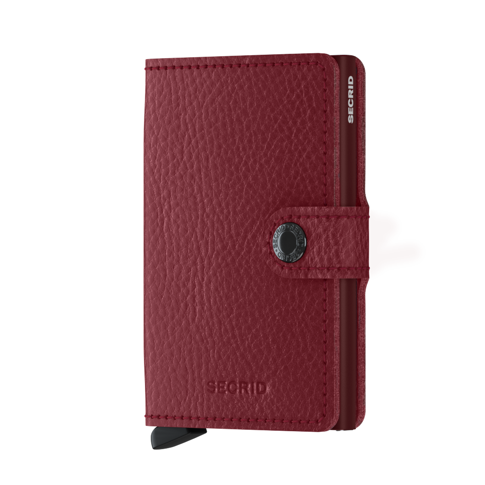 MVg/MINIWALLET - VEG ROSSO-BORDEAUX