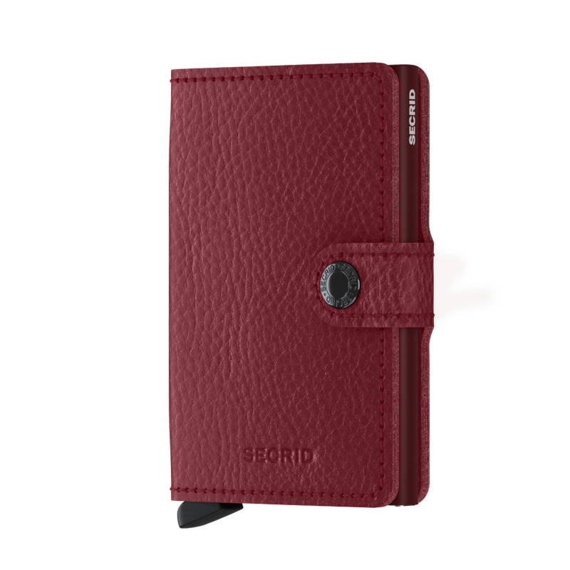 MVg/MINIWALLET - VEG ROSSO-BORDEAUX