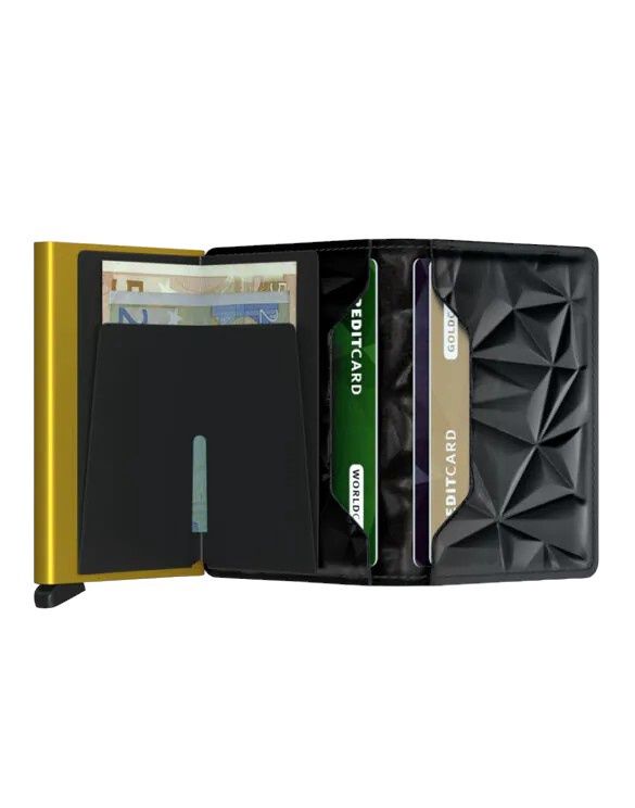 SPr / XSLIMWALLET - PRISM BLACK - GOLD