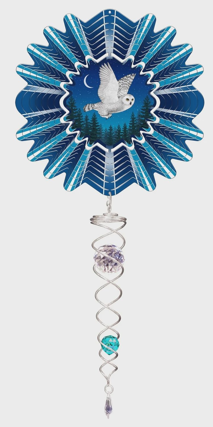 746 - ANIMATED OWL W/ CRYSTAL TAIL - SM