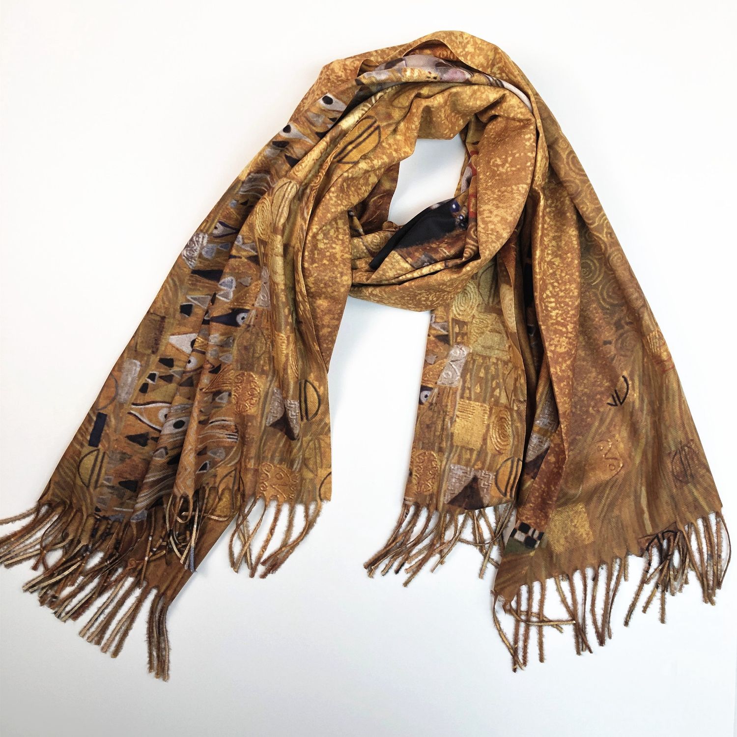 SF9-594 - ART PRINT SCARF SHAWL WRAP (DOUBLE SIDED)