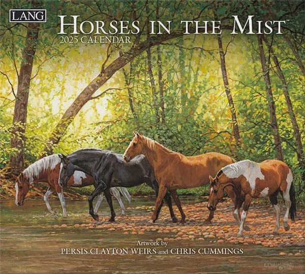 2025 LANG CALENDAR - HORSES IN THE MIST